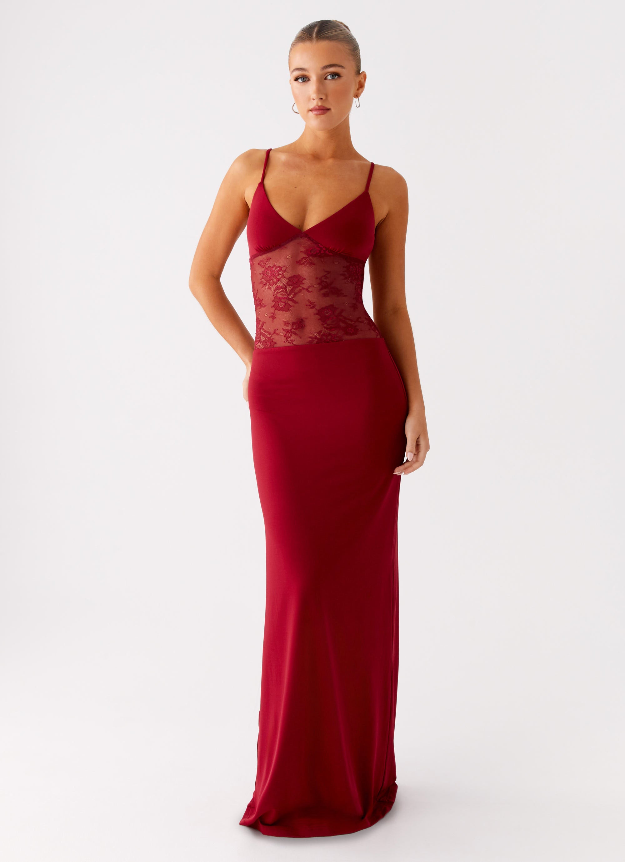 Envy Maxi Dress - Maroon