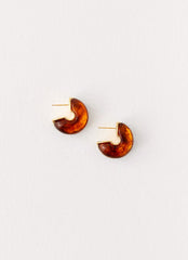 Hugo Earrings - Brown