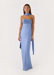 Hush Maxi Dress - Blue