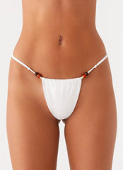Ivanka Bikini Bottoms - White