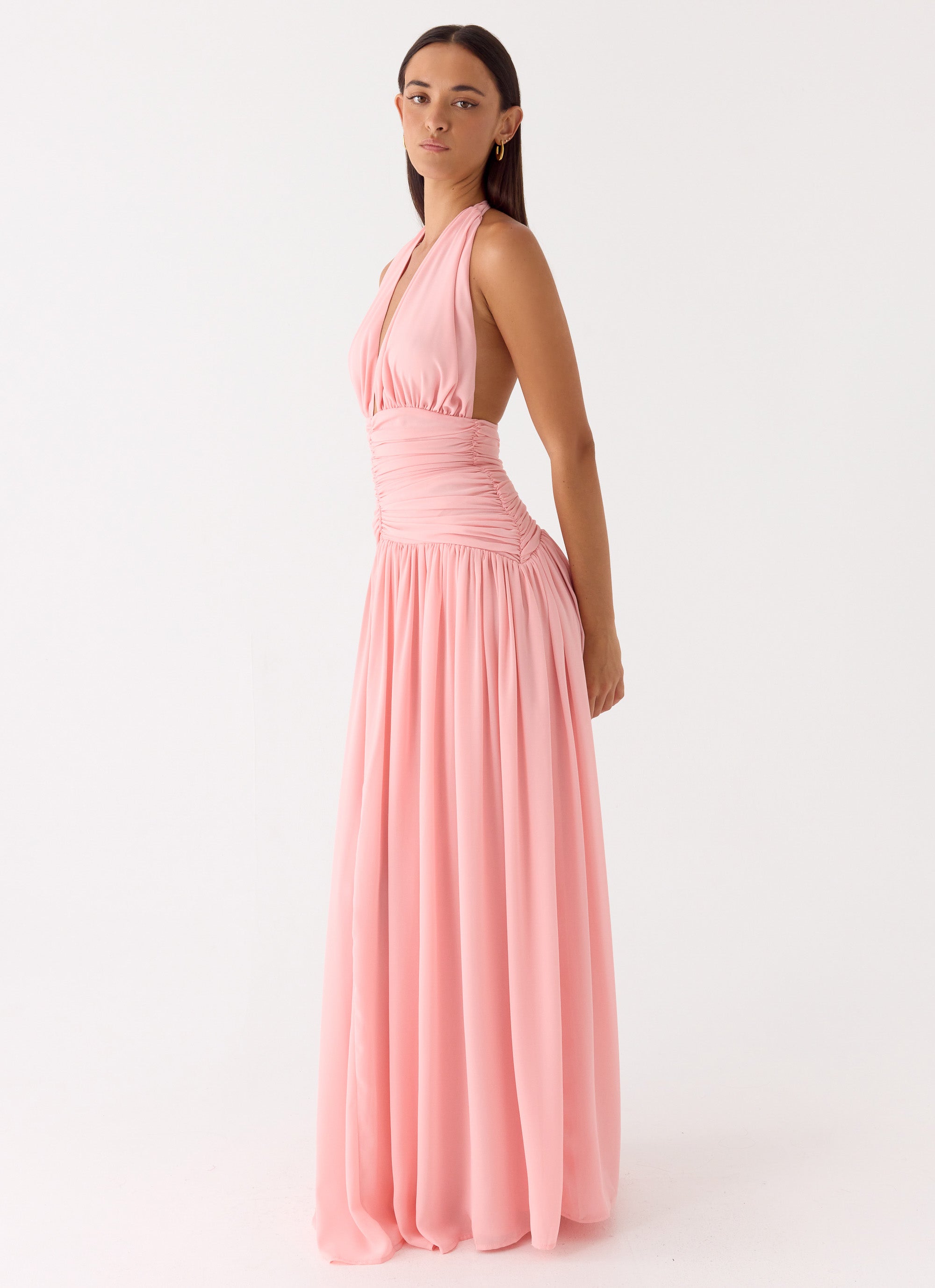 Jimena Maxi Dress - Peach