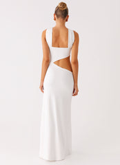 Juliander Knot Maxi Dress - White