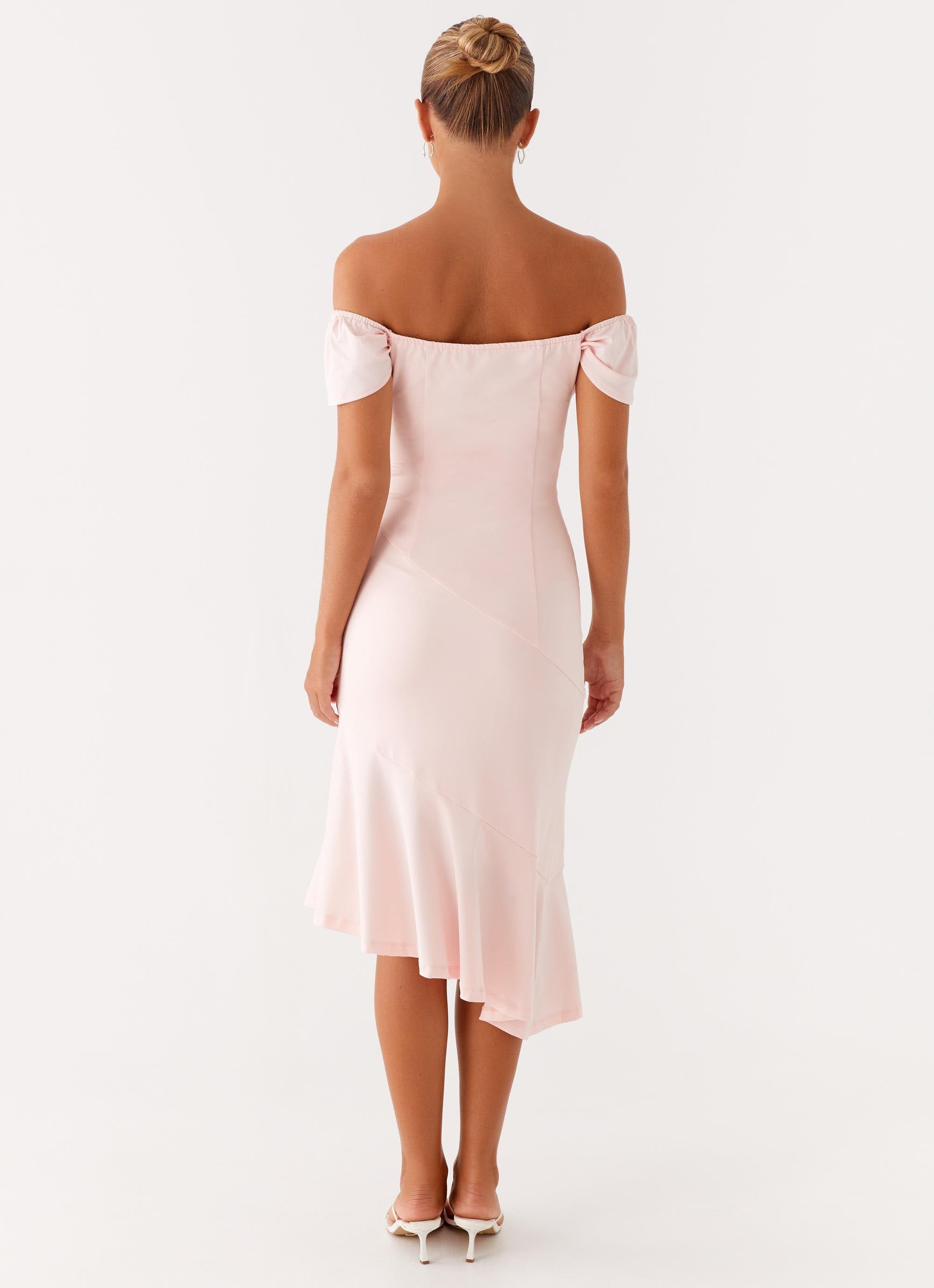 Katherine Midi Dress - Pink
