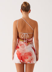 Kia Mini Dress - Peach Rose