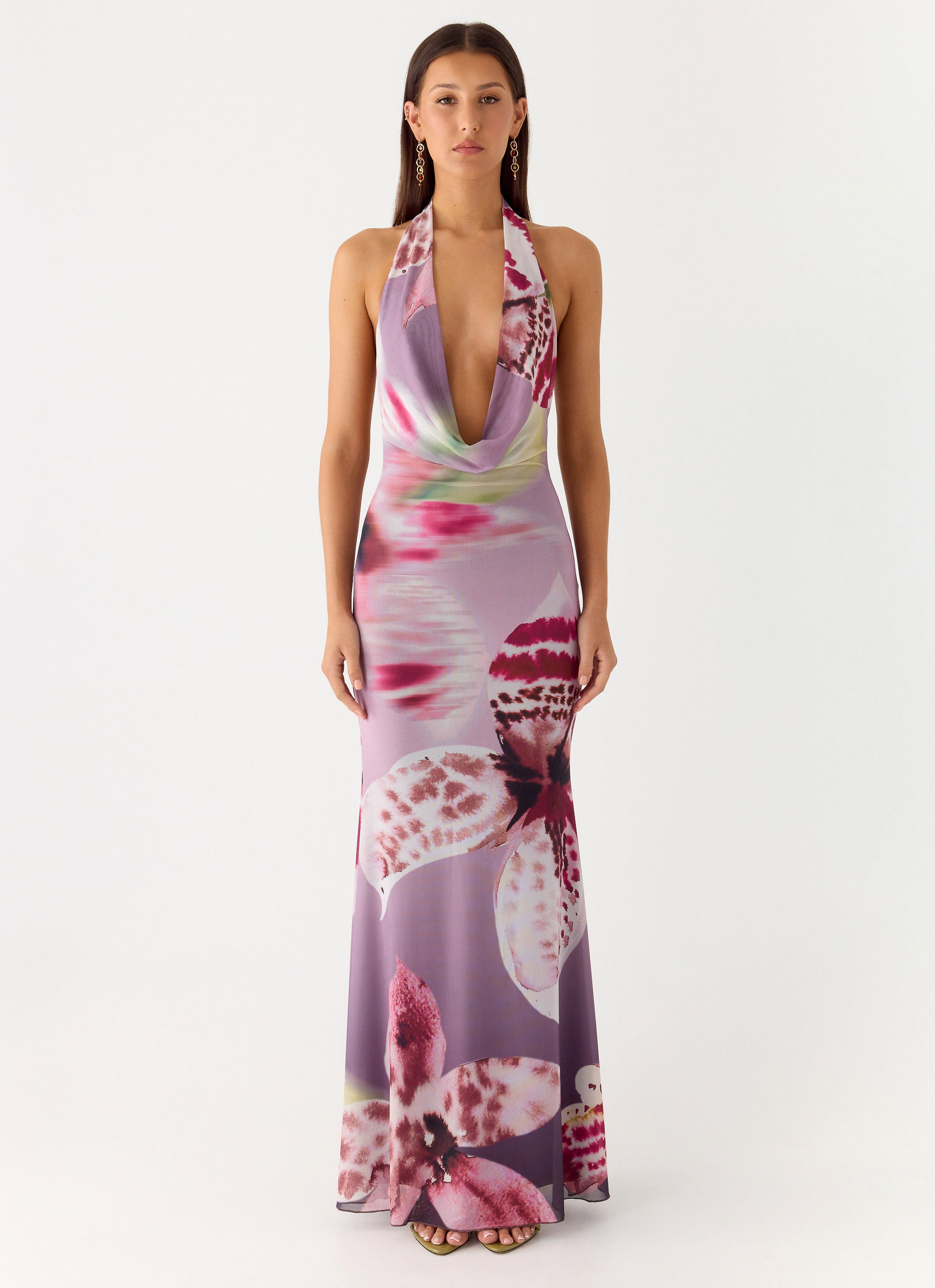 Like You Better Maxi Dress - Ombre Floral Affair