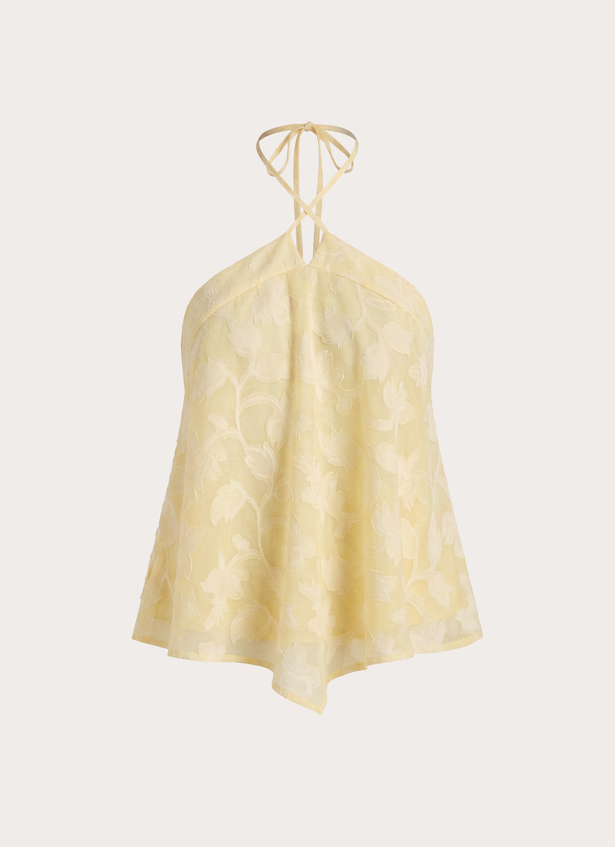 Lizare Halter Top - Yellow