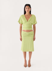 Lorelei Top - Soft Lime