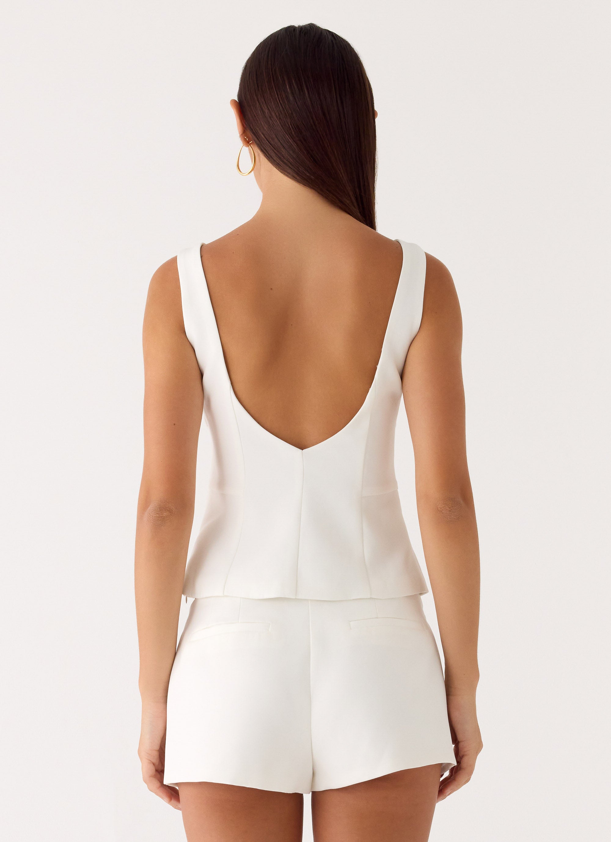 Lulita Belted Shorts - White