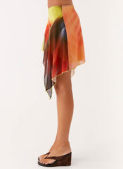 Lustra Mini Skirt - Moody Floral