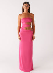 Montego Maxi Dress - Pink