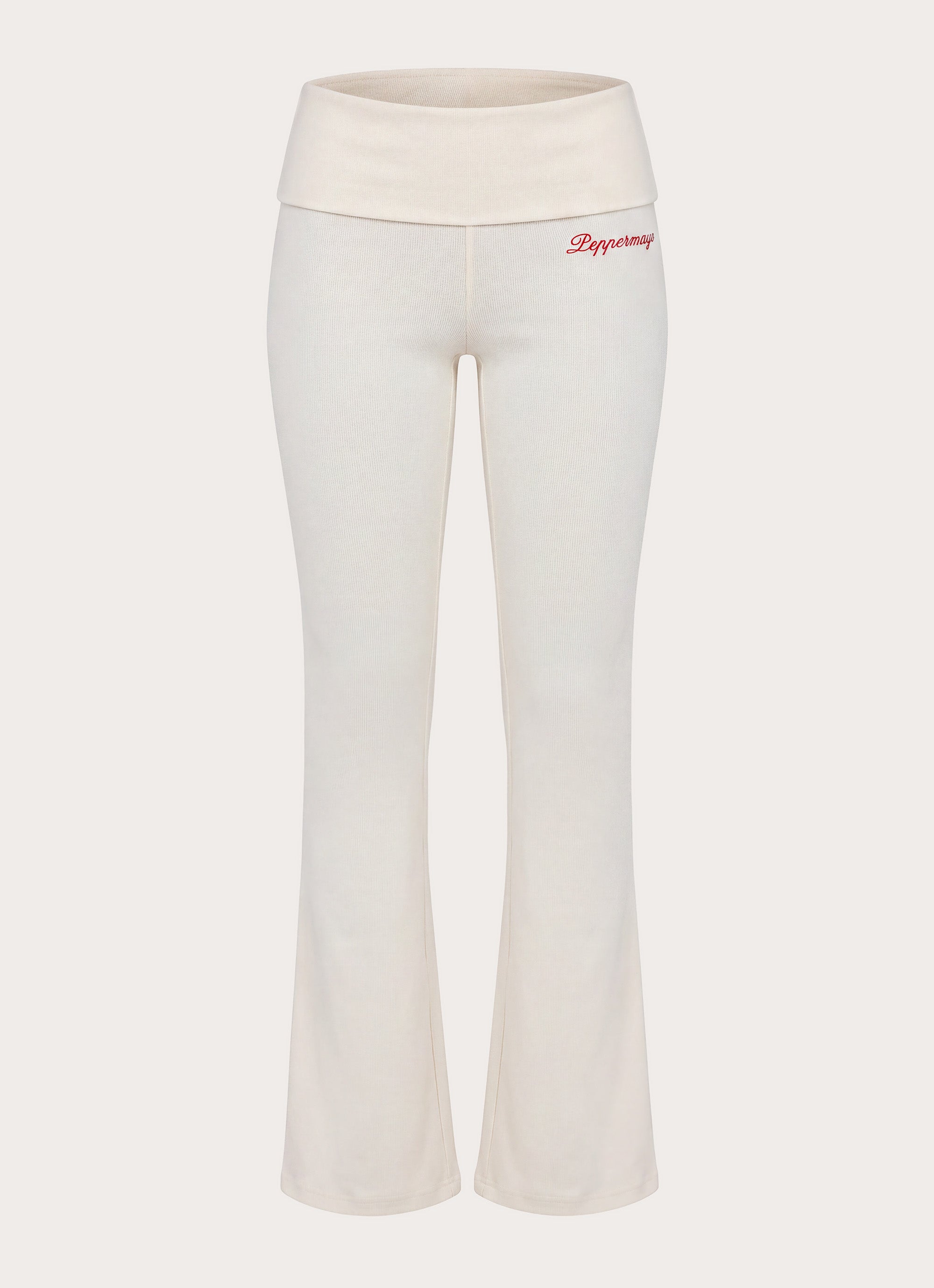 Muse Roll Waist Pants - Cream