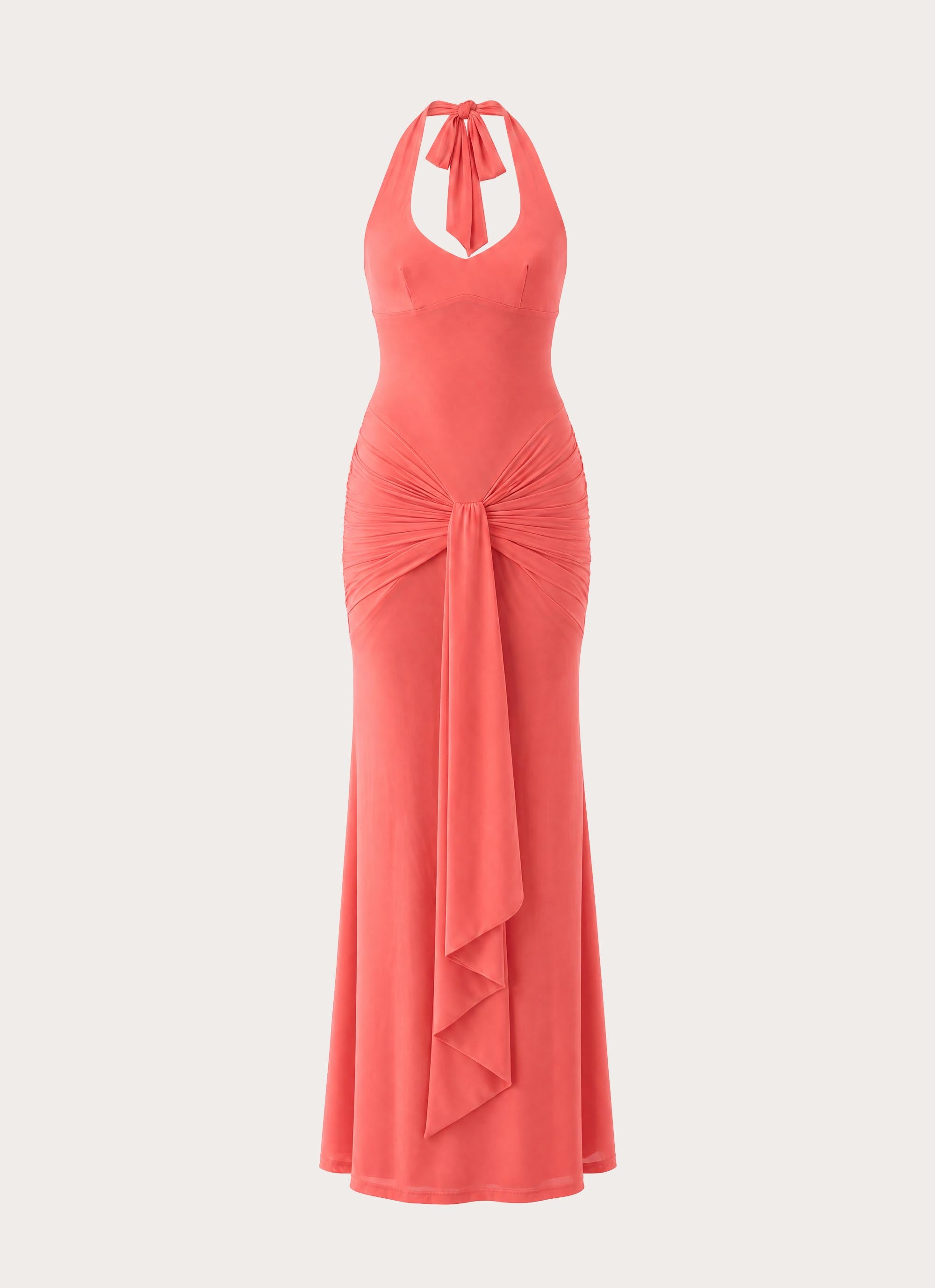 Myrhee Maxi Dress - Coral