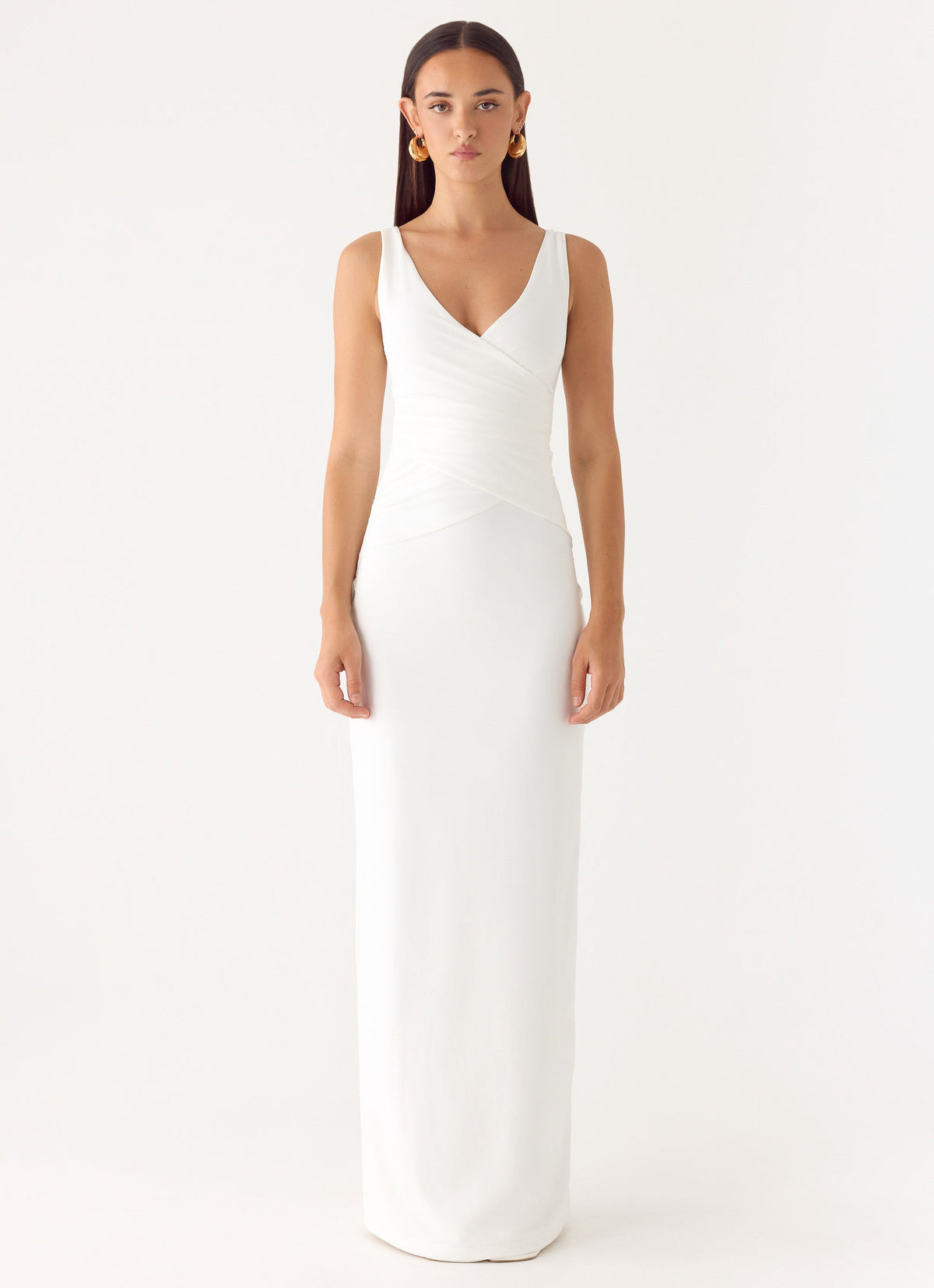 Nerine Maxi Dress - White