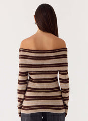 Nichola Knit Jumper - Ombre Tan