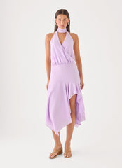 Nina Midi Dress - Lilac