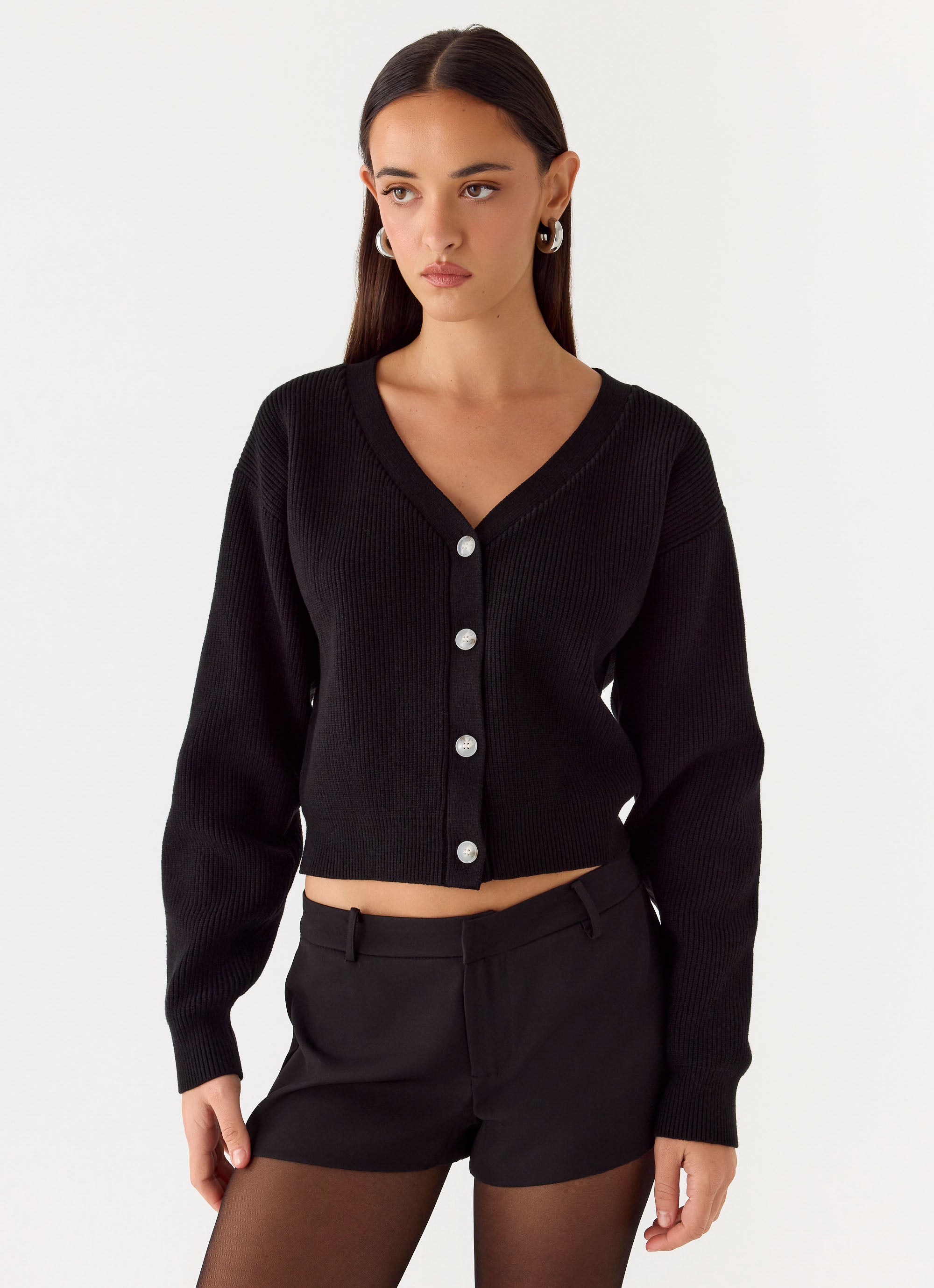 Orla Knit Sweater - Black