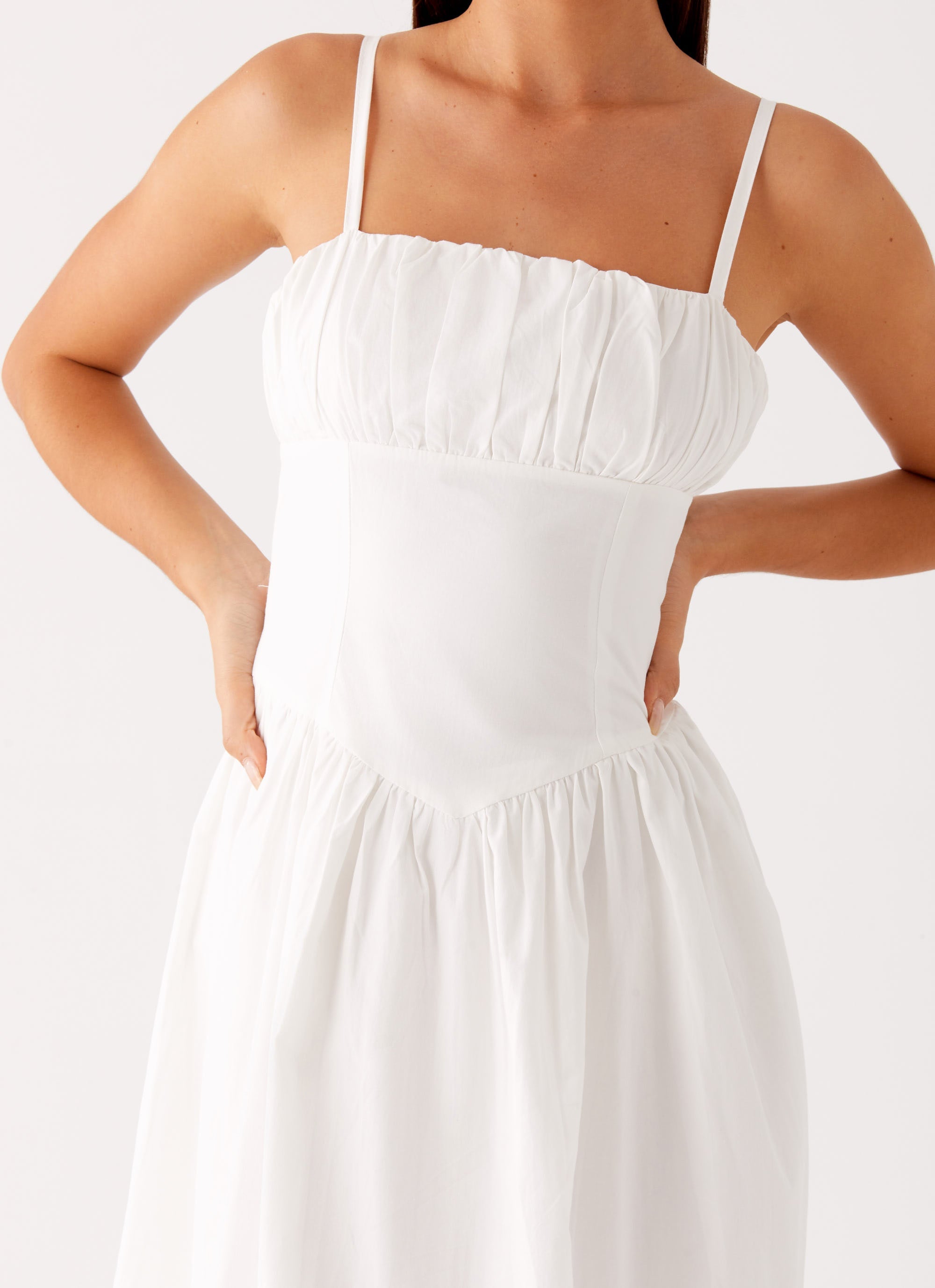 Phillipa Midi Dress - White
