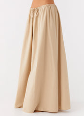Randy Maxi Skirt - Tan