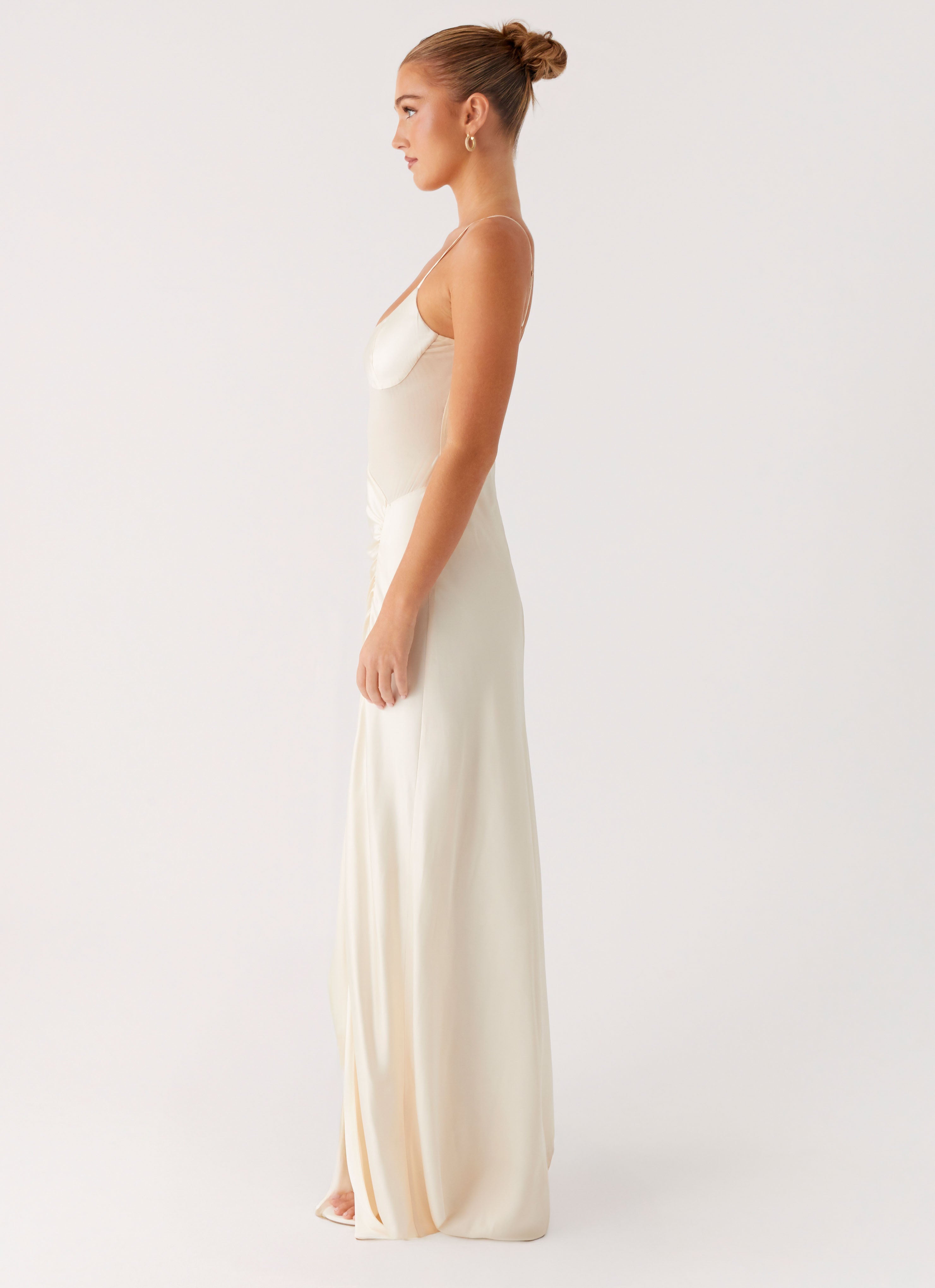 Rising Sun Maxi Dress - Off White