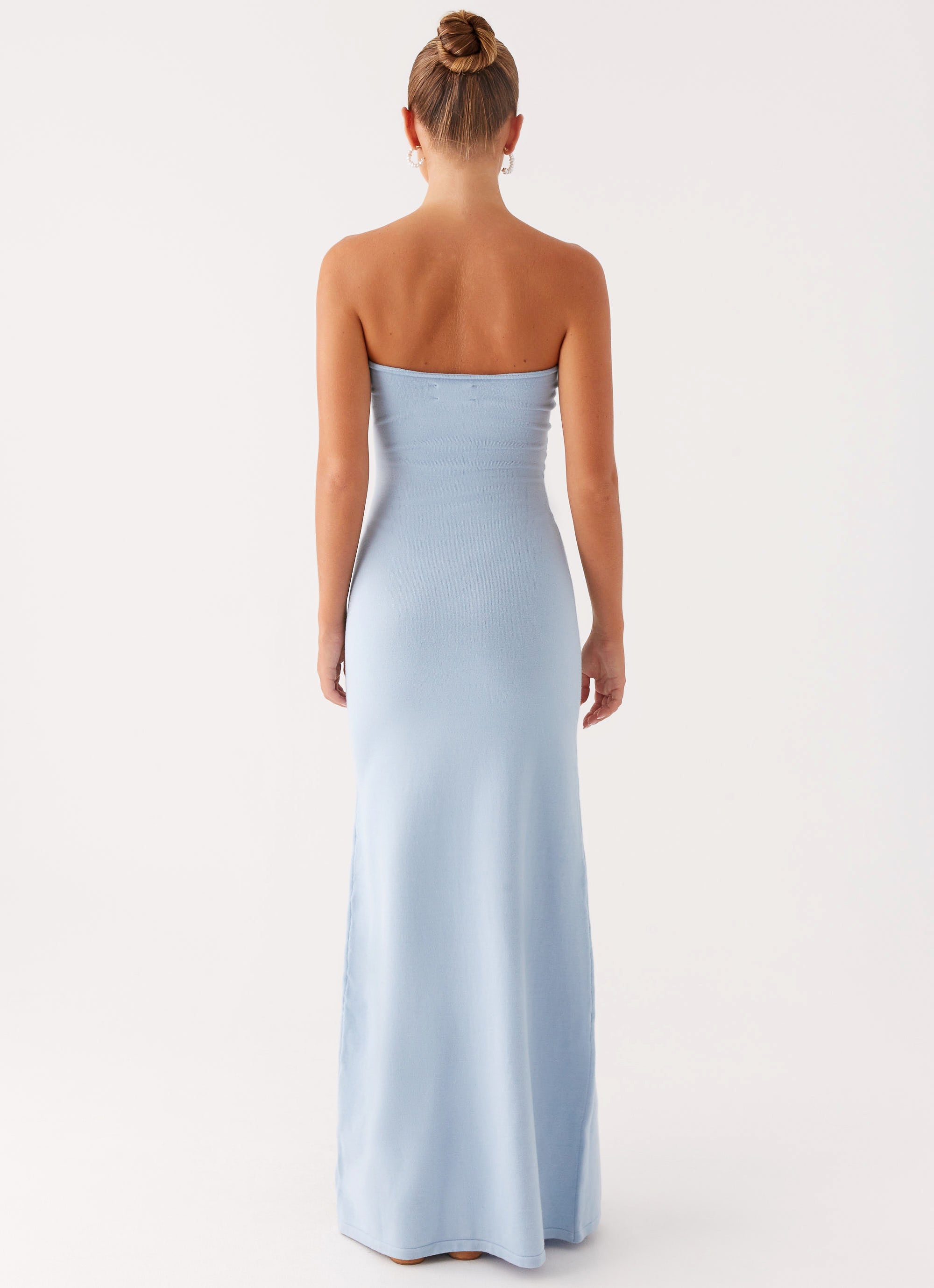 Samson Knit Maxi Dress - Blue