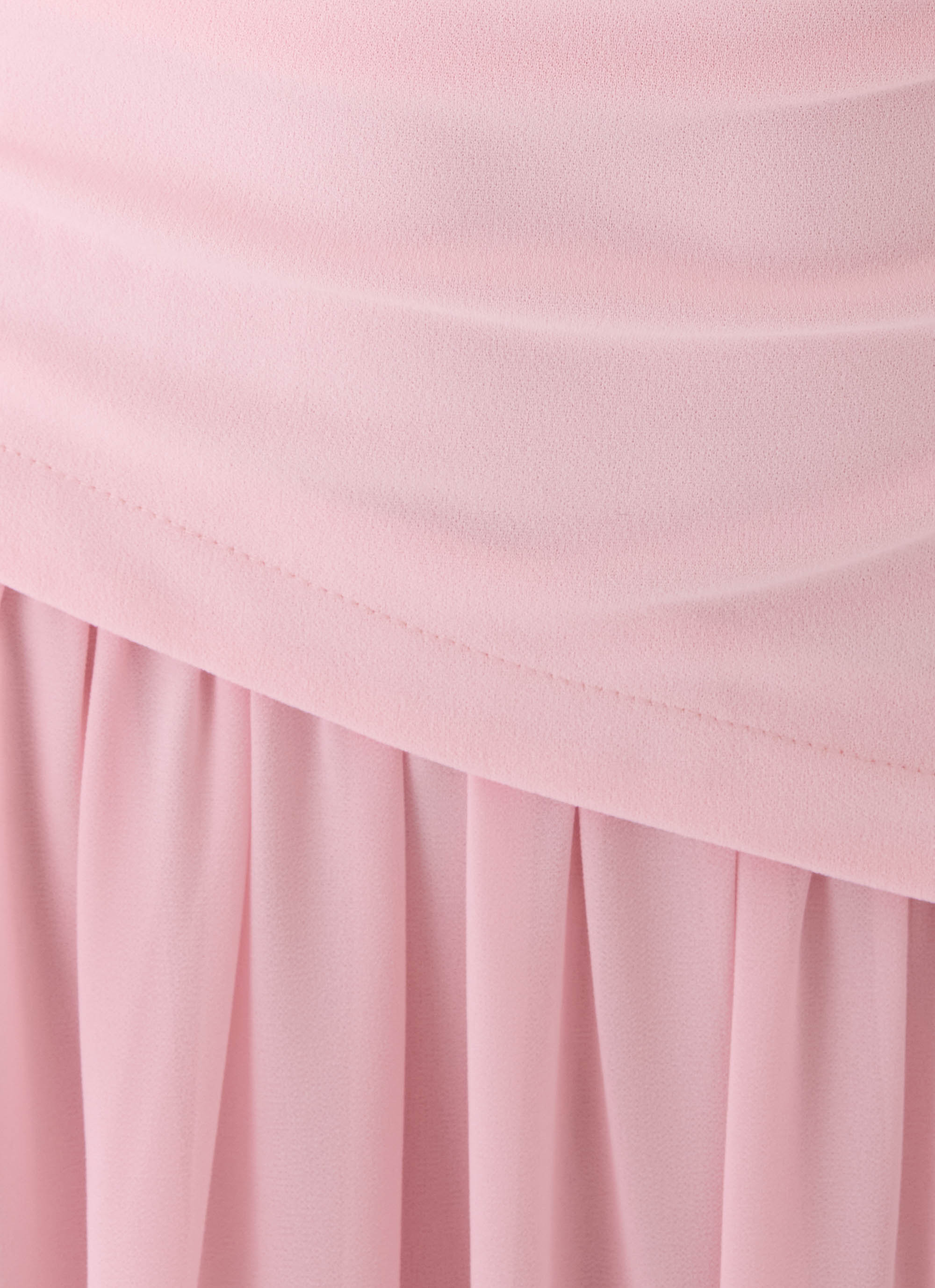 Sancha Scarf Maxi Dress - Soft Pink