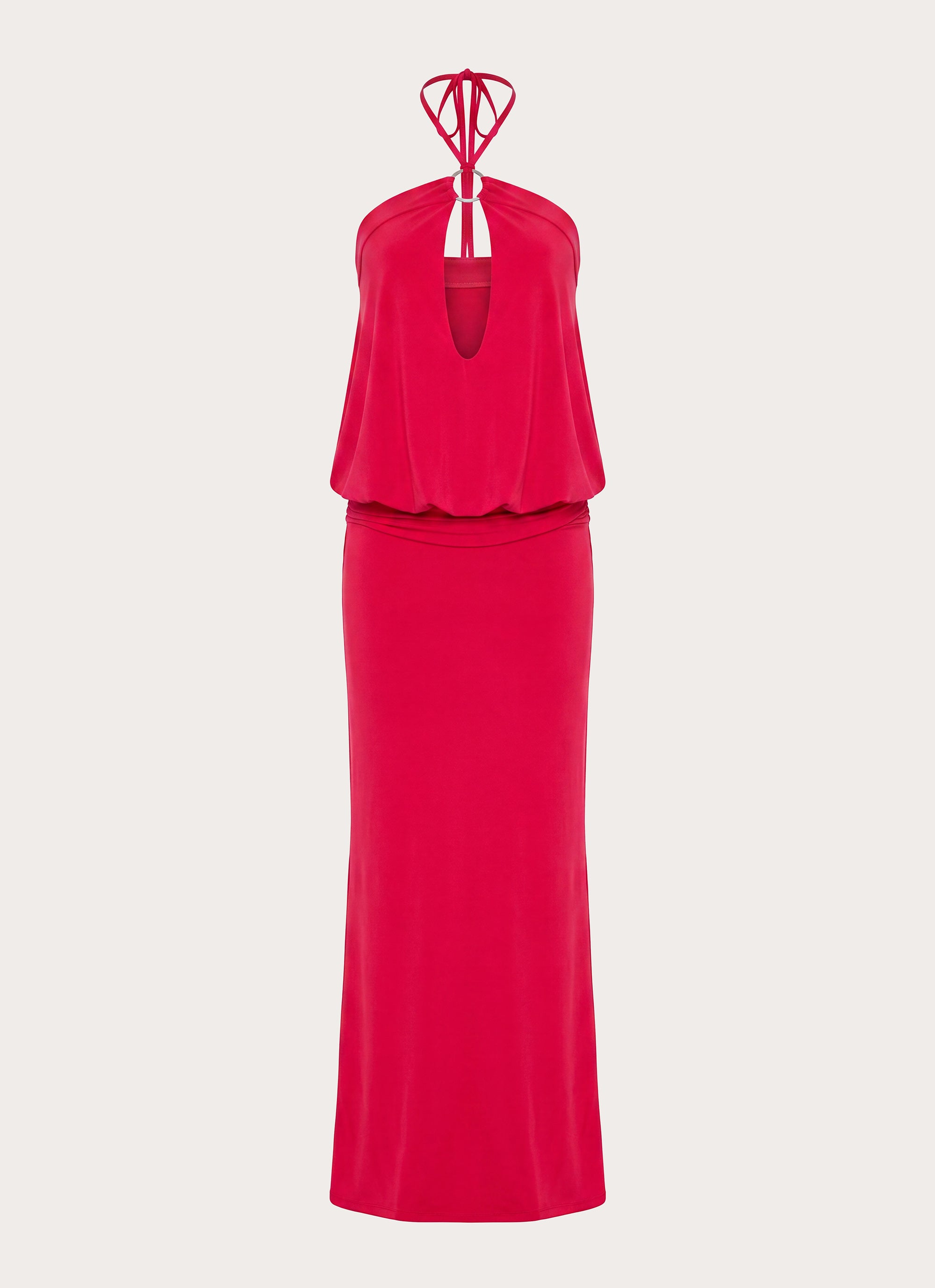 Telling You Maxi Dress - Red Magenta
