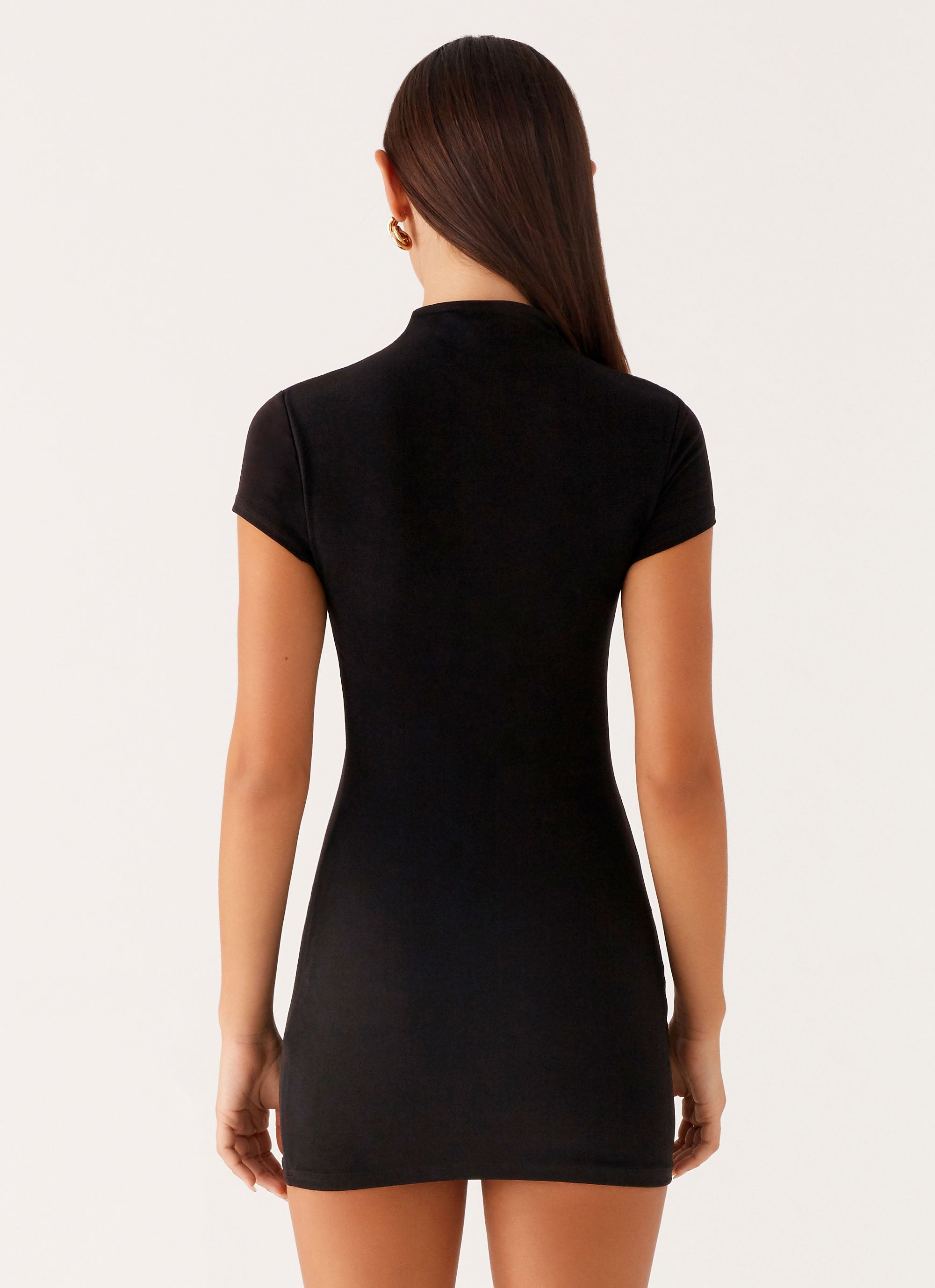 Time Capsule Cut Out Mini Dress - Black