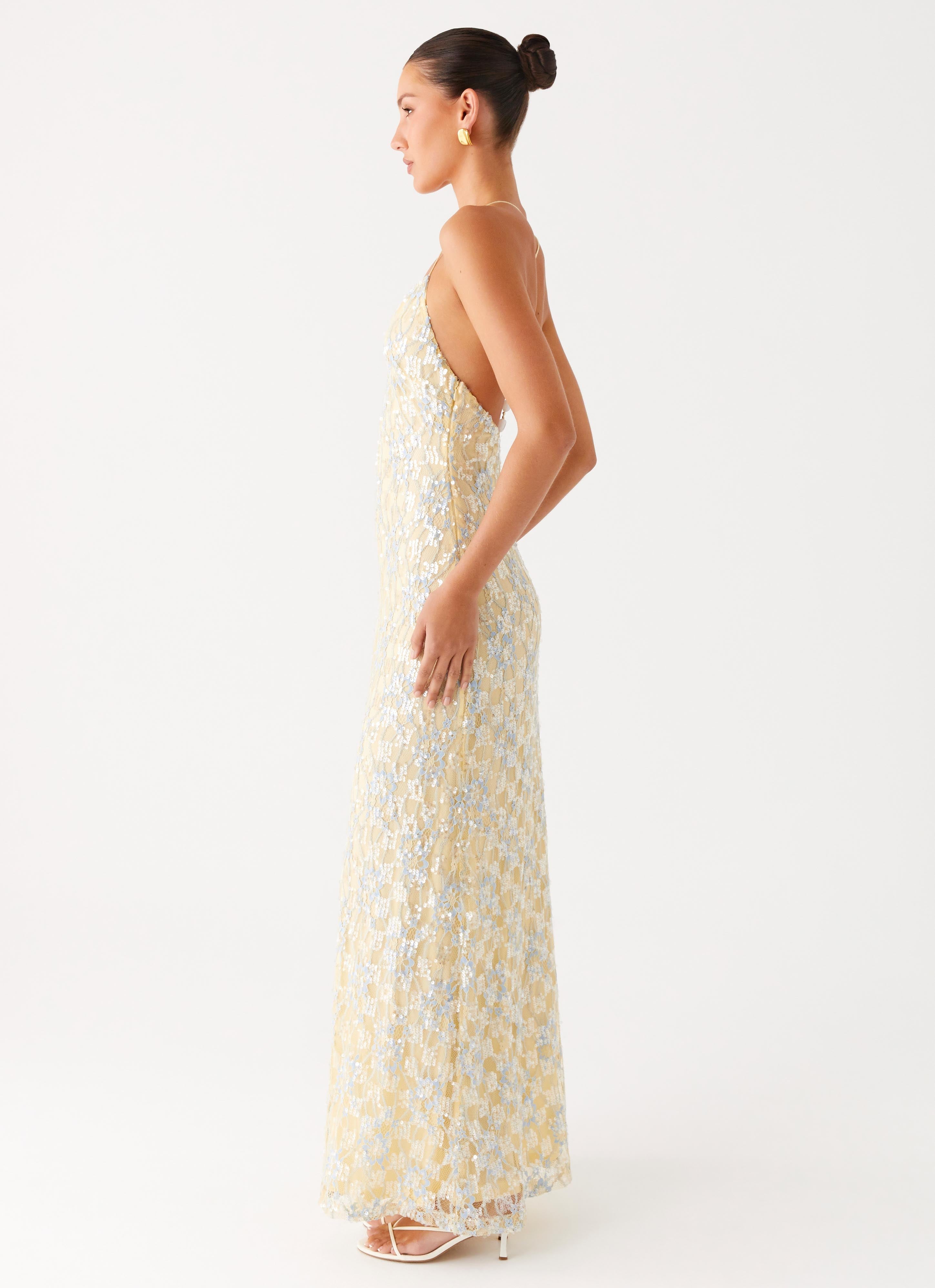 Truly Mine Maxi Dress - Yellow