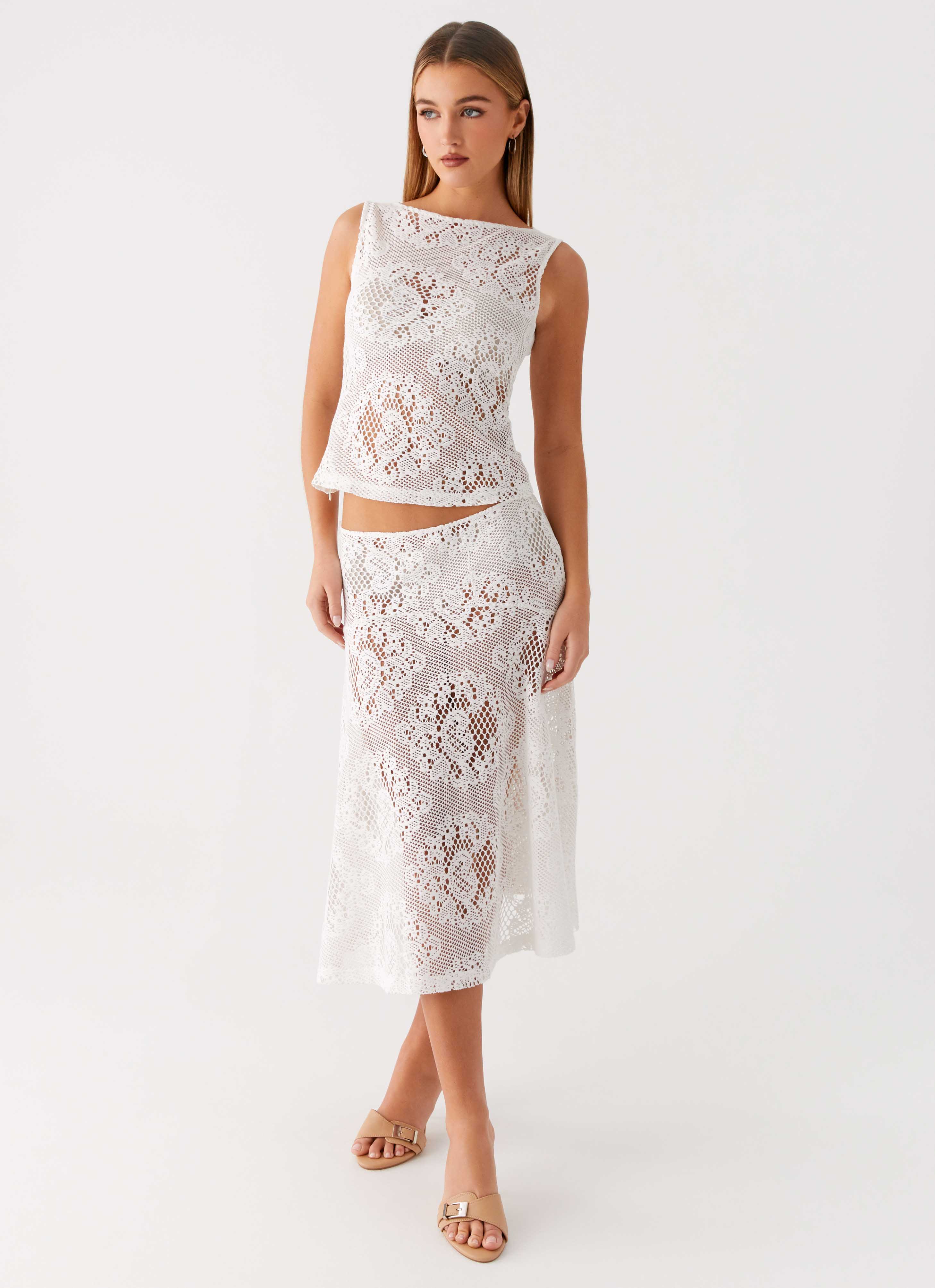 Virelle Lace Top - Ivory