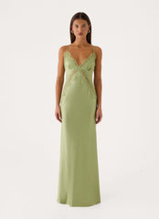 Winona Night Slip Dress - Green